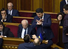 The ministers in the government box