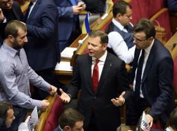 Oleg Lyashko and Victor Galasyuk