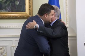 Volodymyr Groisman and Gianni Buquicchio