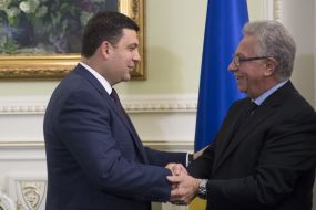 Volodymyr Groisman and Gianni Buquicchio