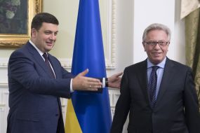Volodymyr Groisman and Gianni Buquicchio