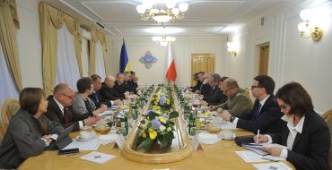 Meeting of Oleksandr Turchynov and Pavel Soloh