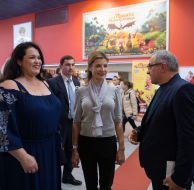 Ruslana Pysanka, Marina Poroshenko and Victor Andrienko