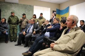 Делегація ПА НАТО відвідала базу полку "Дніпро-1"