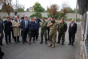 Делегація ПА НАТО відвідала базу полку "Дніпро-1"