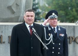 Arsen Avakov and Volodymyr Chernei