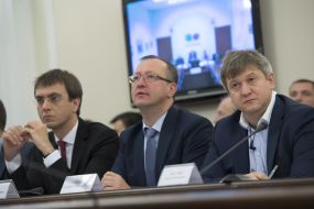Volodymyr Omelian and Oleksandr Danylyuk