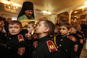 Students of lyceum boarding №23 "Cadet Corps"