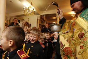 Students of lyceum boarding №23 "Cadet Corps"