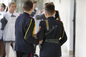Students of lyceum boarding №23 "Cadet Corps"