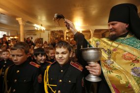 Students of lyceum boarding №23 "Cadet Corps"