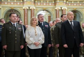 Stepan Poltorak, Irina Gerashchenko, Yuri Allerov and Alexander Turchinov