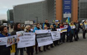 Action StopPutinsWarinUkraine in Brussels