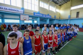 Children in training at the sports complex "Dynamo"