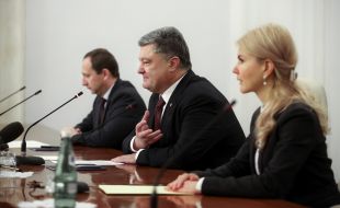 Петр Порошенко и Юлия Светличная