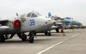 Su-25, MiG-29 and Su-27