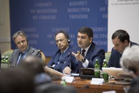 Франсис Малиж, Хьюг Мингарелли, Владимир Гройсман и Александр Саенко