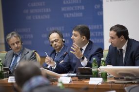 Франсис Малиж, Хьюг Мингарелли, Владимир Гройсман и Александр Саенко