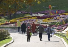 Chrysanthemum Festival in Kiev