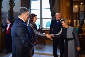 Petro Poroshenko and Harald V