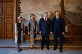 Petro Poroshenko and Harald V