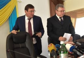 Yuriy Lutsenko and Valery Romanov