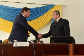 Yuriy Lutsenko and Valery Romanov