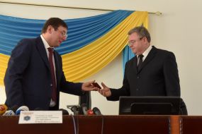 Yuriy Lutsenko and Valery Romanov