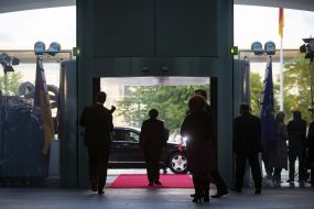 Francois Hollande and Angela Merkel