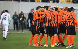 The players of FC "Shakhtar"