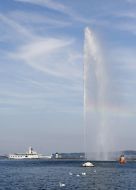 The fountain on Lake Geneva