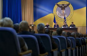 Oleksandr Turchynov, Petro Poroshenko, Stepan Poltorak, Vasil Burba