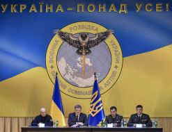 Oleksandr Turchynov, Petro Poroshenko, Stepan Poltorak, Vasil Burba