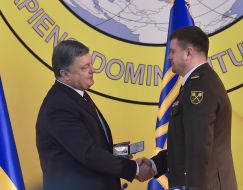 Petro Poroshenko and Vasyl Burba 