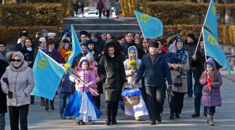 People laying flowers