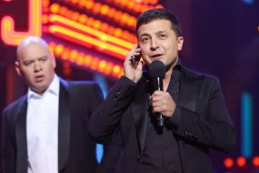 Vladimir Zelensky and Evgeny Koshevoy