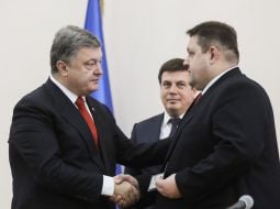 Petro Poroshenko and Igor Gundich