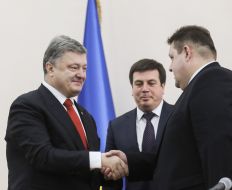 Petro Poroshenko and Igor Gundich