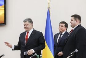Petro Poroshenko and Igor Gundich