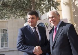 Vladimir Groisman and Jose Angel Gurria