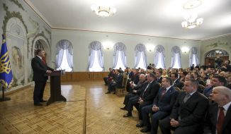 Petr Poroshenko attended OU "Ostroh Academy"
