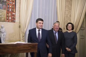 Meeting of Vladimir Groisman and Gerard Larche