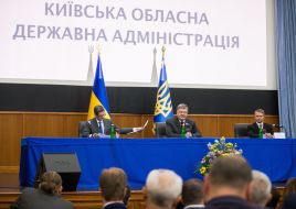 Vitaliy Kovalchuk, Petro Poroshenko, Oleksandr Gorgan