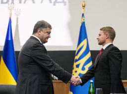 Petro Poroshenko and Oleksandr Gorgan