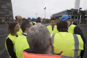 Vladimir Groisman at the factory for processing of MSW «Crystal»