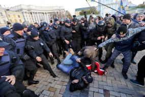 Clashes during the action
