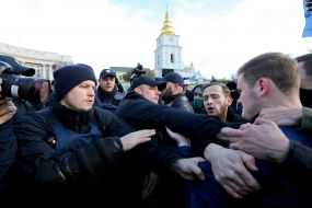 Clashes during the action