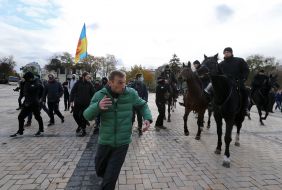 The mounted police