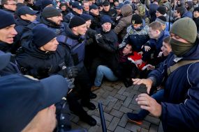 Clashes during the action