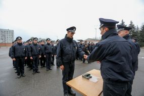 Employees of patrol police
